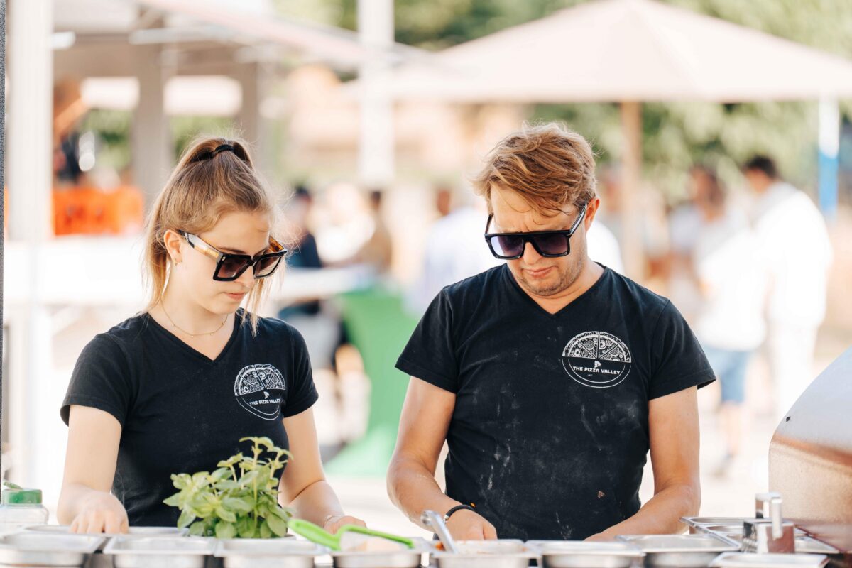 pizzaiolo's op bedrijfsevent